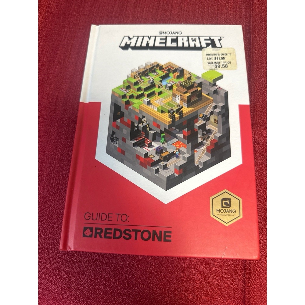 Minecraft Guide to Redstone Hardcover Book Official Mojang Guide Strategy 2017